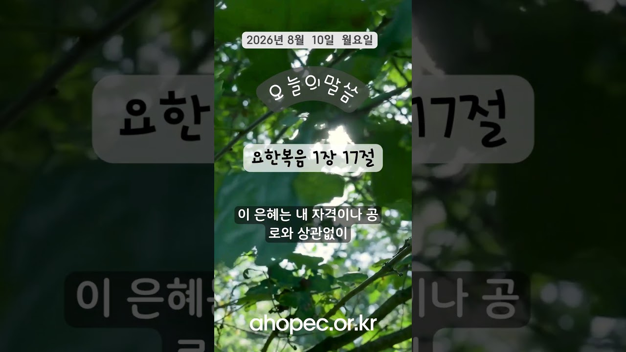 2026년 8월 10일 월요일