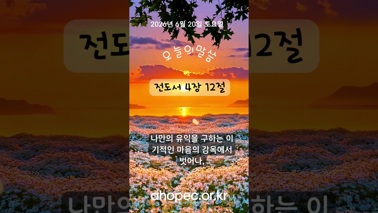 2026년 6월 20일 토요일