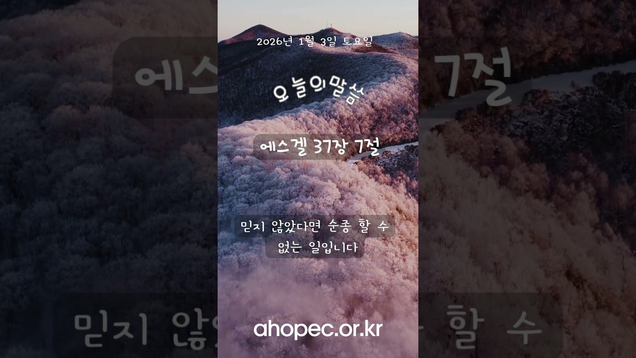 2026년 1월 3일 토요일