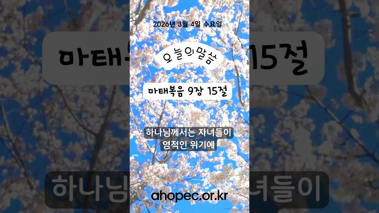 2026년 3월 4일 수요일