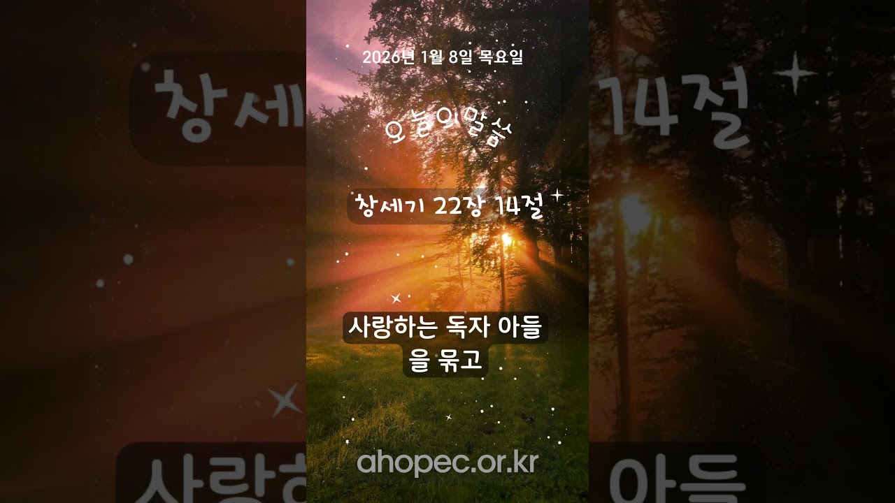 2026년 1월 8일 목요일