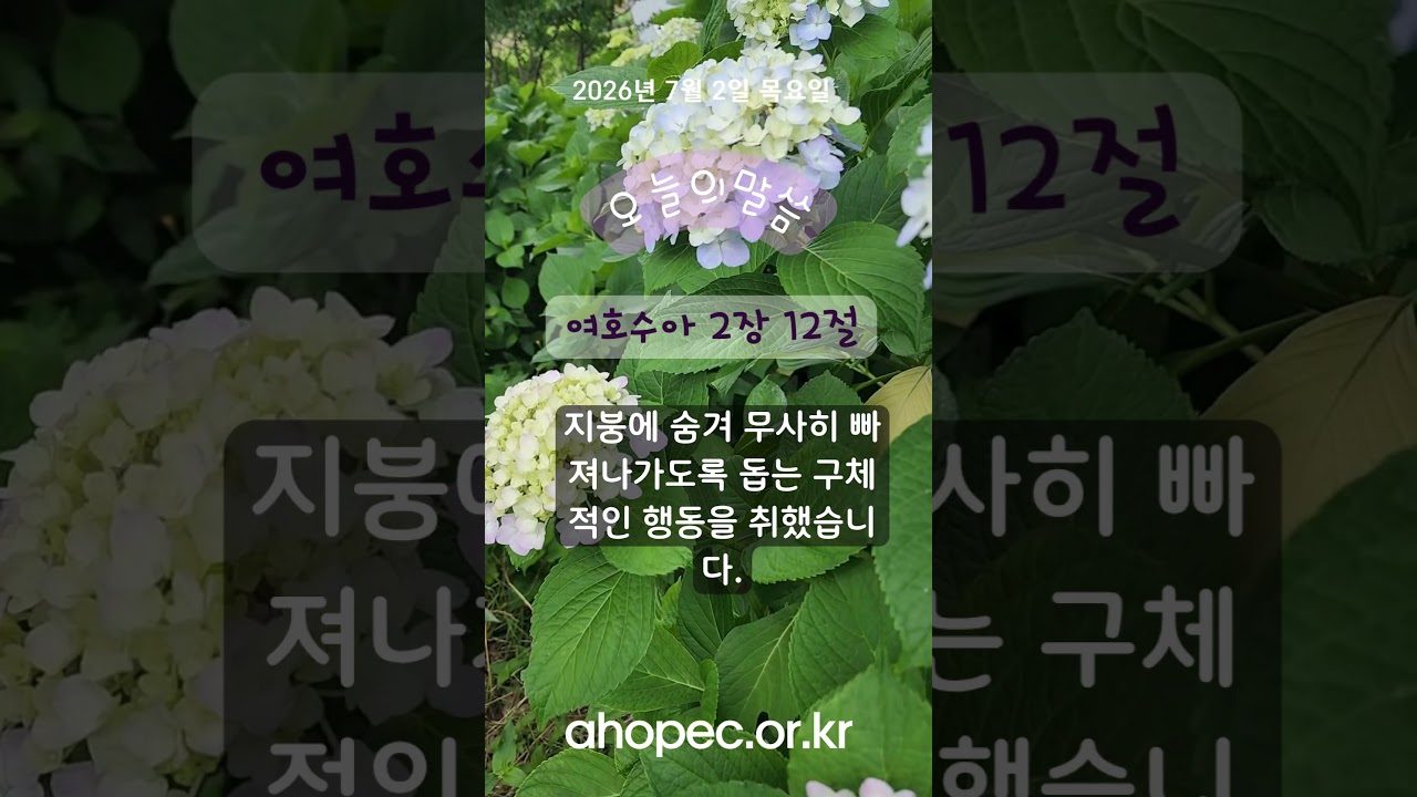 2026년 7월 2일 목요일