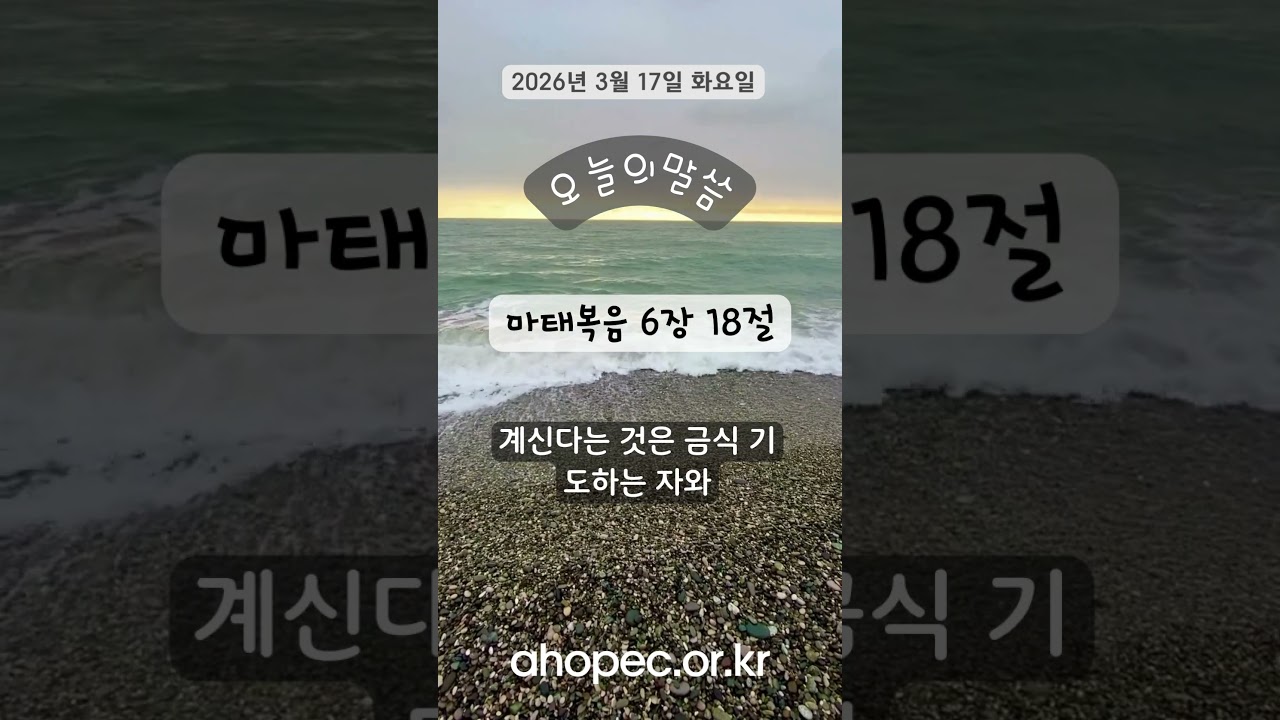 2026년 3월 17일 화요일