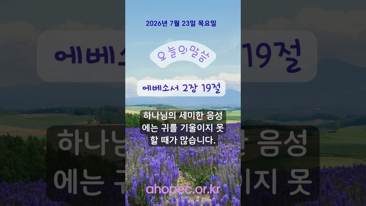2026년 7월 23일 목요일