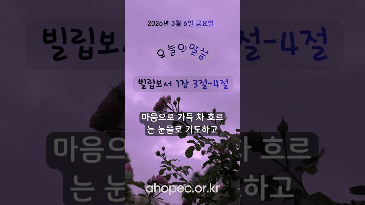 2026년 3월 6일 금요일
